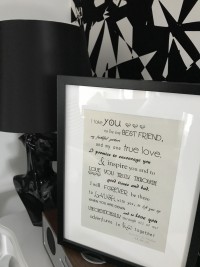 wedding frame for the bride and groom bespoke personalised beautiful at Invite Delight